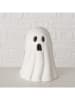 Boltze LED-Dekofigur "Ghostie" in Weiß - (H)12,8 cm