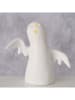 Boltze LED-Dekofigur "Ghostie" in Weiß - (H)11,8 cm