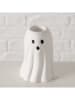 Boltze Kaarsenhouder "Ghostie" wit - (H)7,5 cm