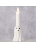 Boltze Kaarsenhouder "Ghostie" wit - (H)7,5 cm