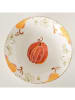 Boltze Schale ''Ambera'' in Weiß/ Orange - Ø 20,7 cm
