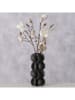 Boltze Vase ''Meritt'' in Schwarz - (H)26 x Ø 11,5 cm