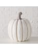 Boltze Dekoaufsteller "Baldomero" in Creme - (H)39 x Ø 31 cm