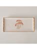 Boltze Servierplatte "Trinson" in Creme/ Braun - (L)35 x (B)16 cm