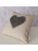Boltze Kissen ''Cora'' in Beige/ Grau - (L)45 x (B)45 cm