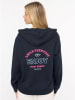 Zwillingsherz Hoodie "Smile Everyday Enjoy" donkerblauw