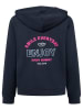 Zwillingsherz Hoodie "Smile Everyday Enjoy" donkerblauw