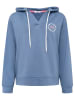 Zwillingsherz Bluza "Smile Everyday Enjoy" w kolorze niebieskim