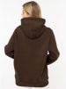 Zwillingsherz Hoodie "Lima" bruin