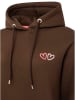 Zwillingsherz Hoodie "Lima" bruin