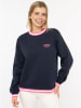 Zwillingsherz Bluza "ZH Classic" w kolorze granatowym