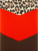 Zwillingsherz Sweatshirt "Konny" bruin/oranje