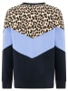 Zwillingsherz Sweatshirt "Konny" in Dunkelblau/ Hellblau