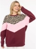 Zwillingsherz Sweatshirt "Konny" in Rot/ Rosa
