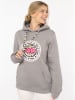 Zwillingsherz Hoodie "Kelly" in Grau