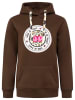Zwillingsherz Hoodie "Kelly" in Braun