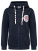 Zwillingsherz Sweatjacke "Leo Doppelherz" in Dunkelblau