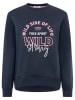 Zwillingsherz Sweatshirt "Wild Side" donkerblauw