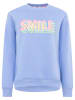 Zwillingsherz Sweatshirt "Smile" in Hellblau