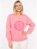 Zwillingsherz Sweatshirt "Wild and Free" lichtroze