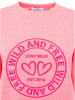 Zwillingsherz Sweatshirt "Wild and Free" lichtroze
