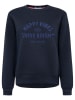 Zwillingsherz Bluza "Happy Vibes" w kolorze granatowym