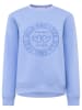 Zwillingsherz Sweatshirt "Happy Vibes" lichtblauw