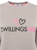 Zwillingsherz Sweatshirt "Zwillingsherz Logo" in Grau
