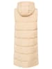 Zwillingsherz Doorgestikte bodywarmer "Wild Hearts" beige