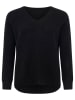 Zwillingsherz Kaschmir-Pullover in Schwarz