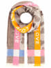 Zwillingsherz Sjaal "Love & More" beige - (L)180 x (B)102 cm