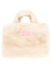 Zwillingsherz Torebka w kolorze kremowym - 33 x 23 cm