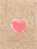 Zwillingsherz Schal "Herz" in Beige - (L)35 x (B)48 cm