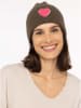 Zwillingsherz Czapka "Heart" w kolorze khaki