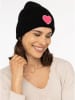 Zwillingsherz Czapka "Heart" w kolorze czarnym