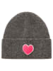Zwillingsherz Czapka "Heart" w kolorze szarym
