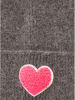 Zwillingsherz Czapka "Heart" w kolorze szarym