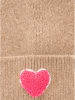 Zwillingsherz Mütze "Flausch-Herz" in Beige