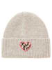 Zwillingsherz Muts "Leo-Herz" beige