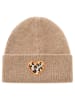 Zwillingsherz Mütze "Leo-Herz" in Beige