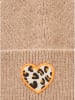 Zwillingsherz Mütze "Leo-Herz" in Beige