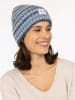 Zwillingsherz Muts "Rainbow" lichtblauw/donkerblauw