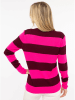 Zwillingsherz Kaschmir-Pullover in Pink/ Bordeaux
