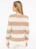 Zwillingsherz Kaschmir-Pullover in Beige/ Creme
