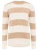 Zwillingsherz Kaschmir-Pullover in Beige/ Creme