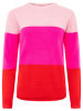 Zwillingsherz Kaschmir-Pullover in Pink/ Rot/ Rosa