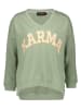 miss goodlife Sweatshirt "Karma" in Oliv