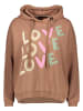 miss goodlife Bluza "Love" w kolorze jasnobrązowym