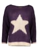 miss goodlife Trui "Star" paars/crème