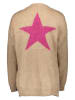 miss goodlife Cardigan "Star" in Beige/ Pink
